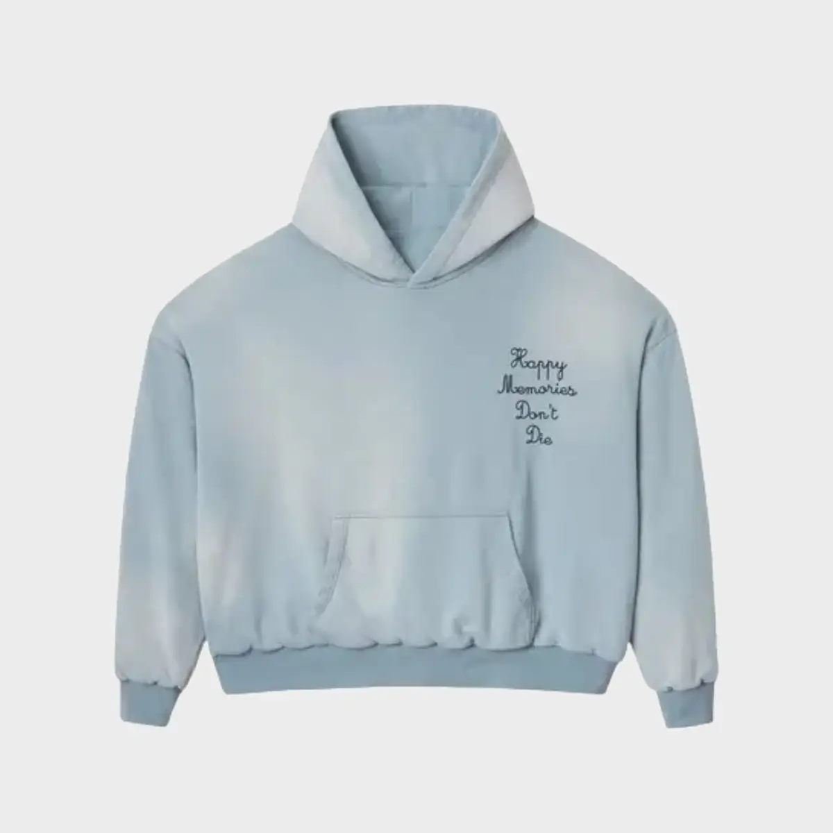 Hmdd 2 Ply Sky Blue Hoodie