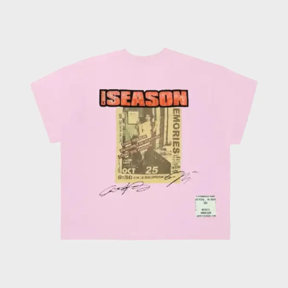 Hmdd Chim Season ComplexCon Tee Pink Hmdd Chim Season ComplexCon Tee Pink