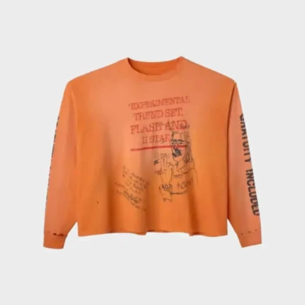 Hmdd Gratuity Added Longsleeve T Shirt Orange (1)