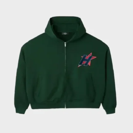 Hmdd Green H Star Hoodie