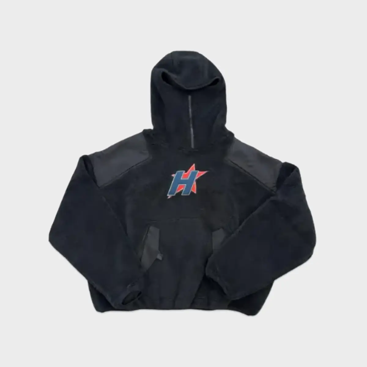 Hmdd H Star Balaclava Fleece Jacket Black Hmdd H Star Balaclava Fleece Jacket Black