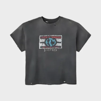 Hmdd World Tour Washed Black Tee