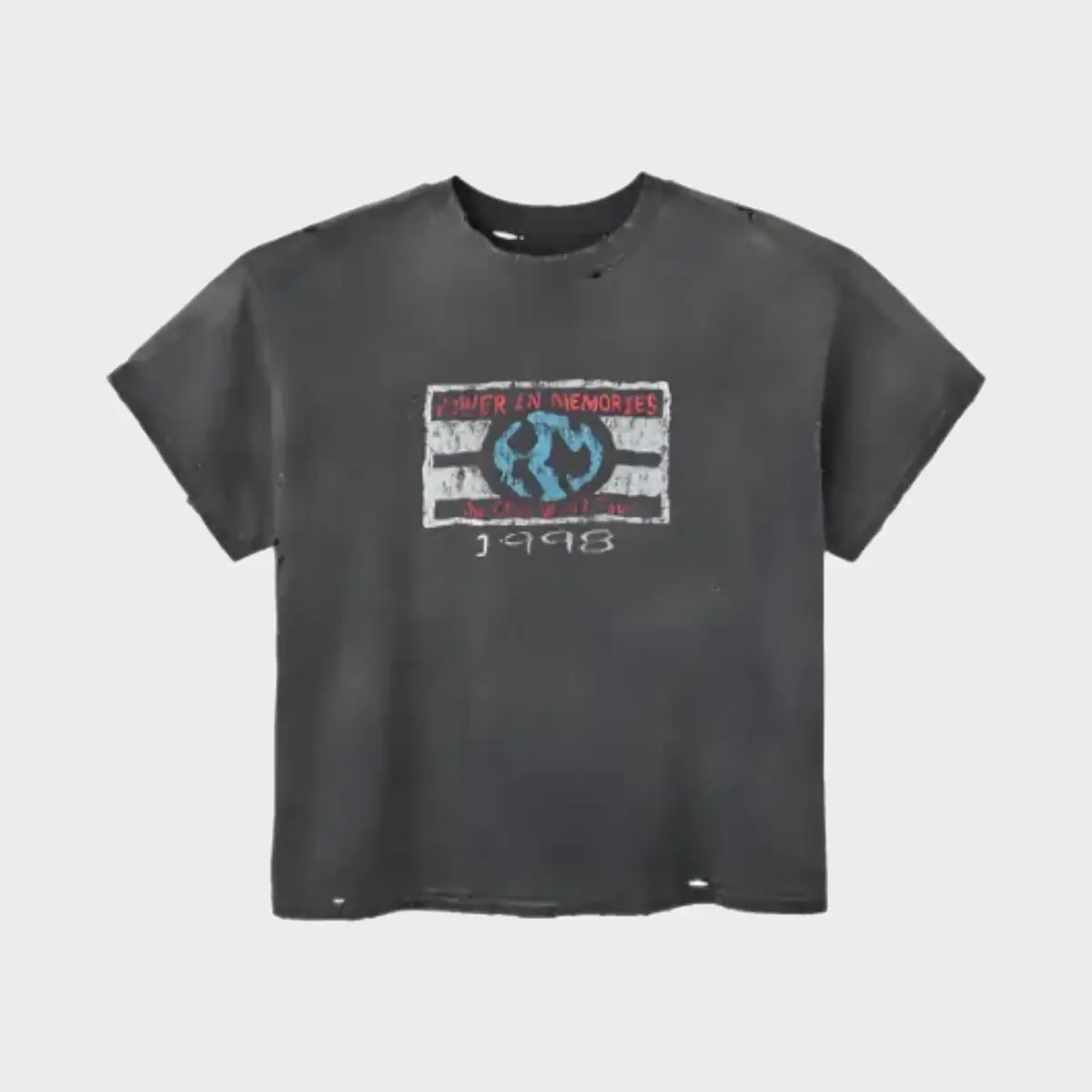 Hmdd World Tour Washed Black Tee Hmdd World Tour Washed Black Tee